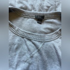 Grey/white aerie sweater